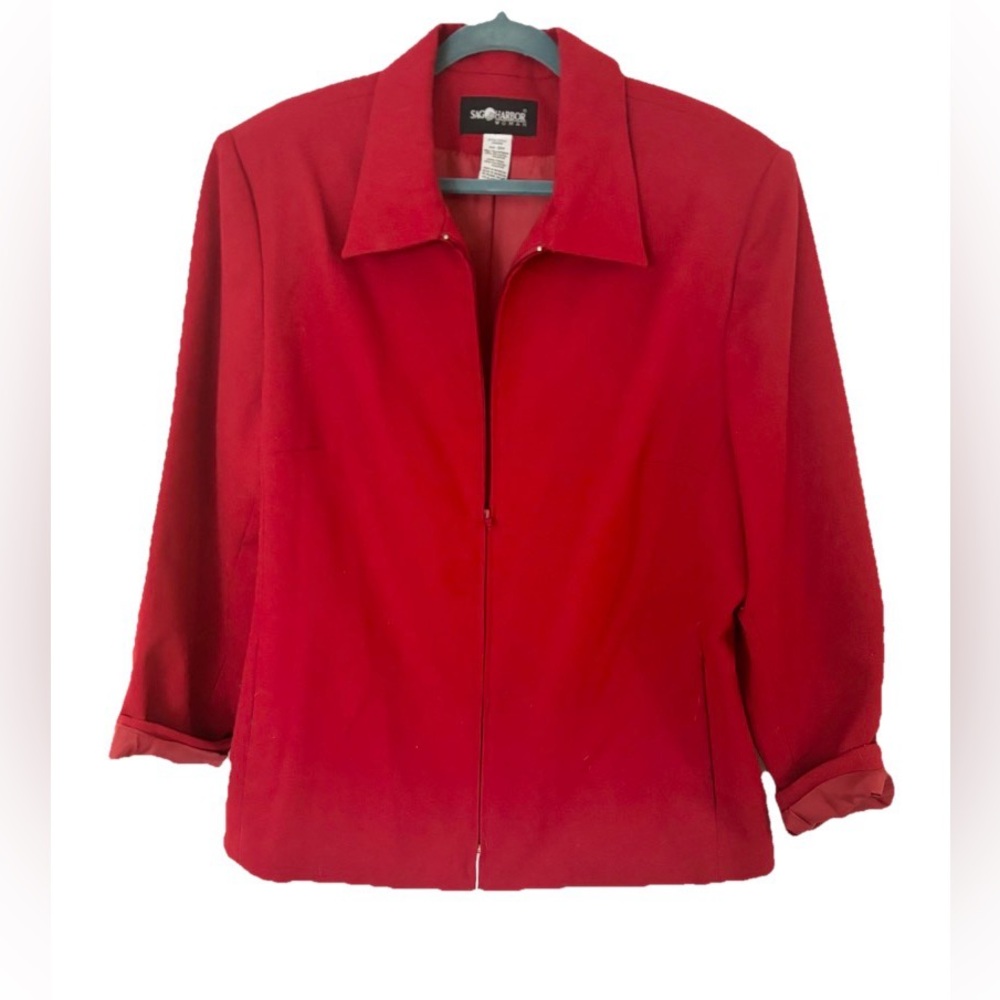 Sag Harbor vintage Red Women's Blazer size 20